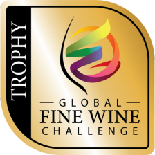 Trophy Emblem for Global Fine Wine Challenge